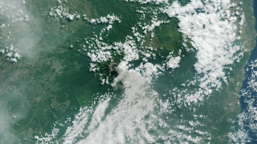 Cobertura de nuvens Crédito: Divulgação/NASA